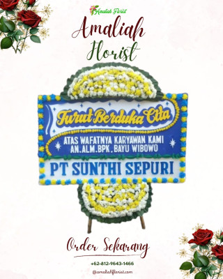 Papan Bunga Duka di Sekeloa