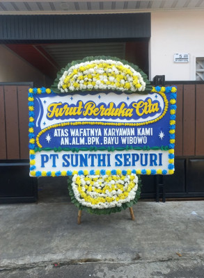 Papan Bunga Duka di Sekeloa