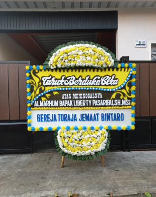 Papan Bunga Duka di Sekeloa
